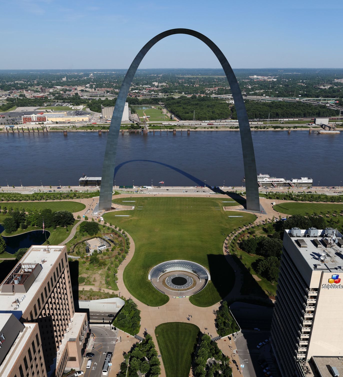 St. Louis Arch and redesigned entrance